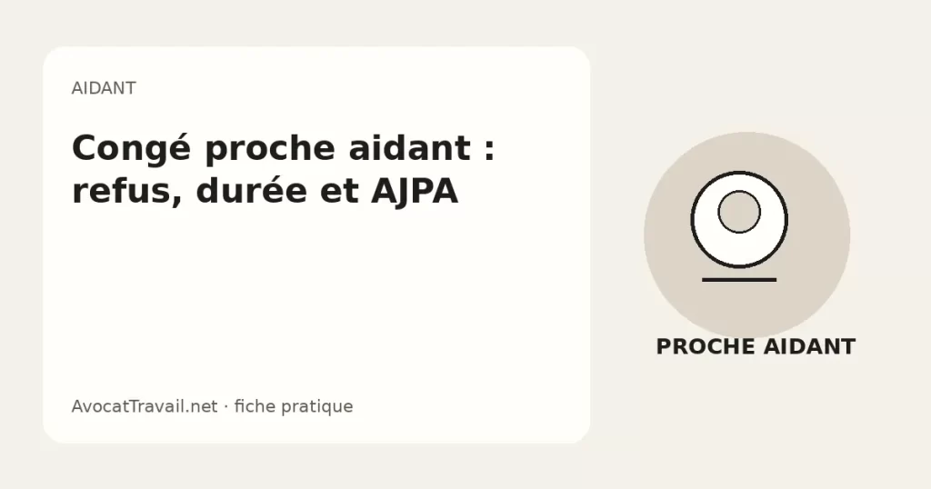 Illustration d’un salarié accompagnant un proche en perte d’autonomie