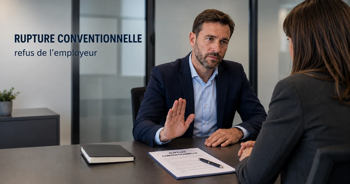 Employeur refuse rupture conventionnelle