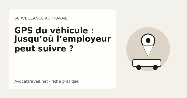 Illustration d’un véhicule professionnel suivi par géolocalisation GPS