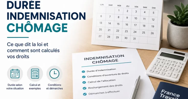 durée indemnisation chômage