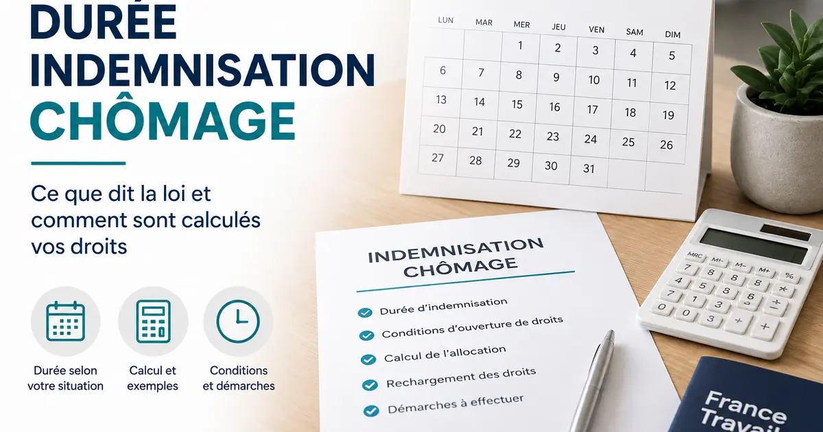 durée indemnisation chômage