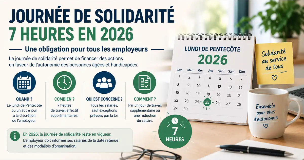 journée de solidarité et 7 heures de travail