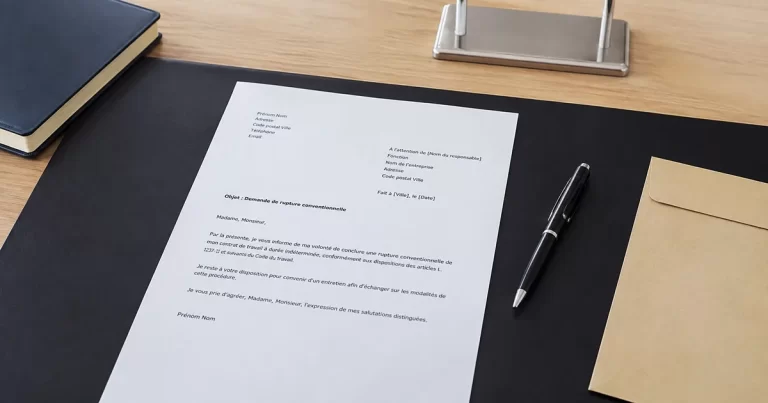 lettre de demande de rupture conventionnelle