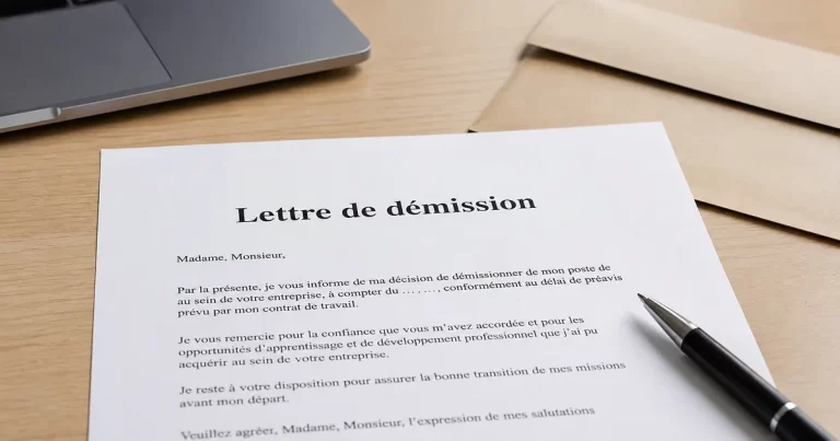lettre de démission
