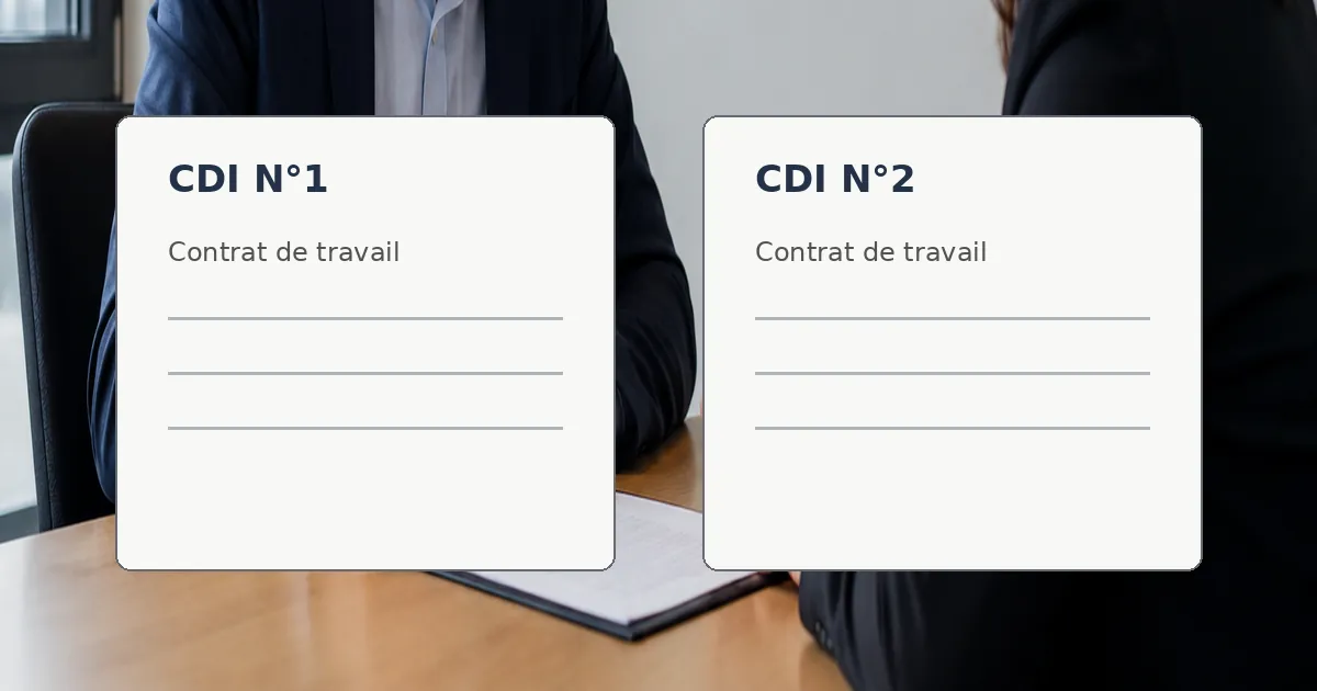 cumuler deux emplois ou deux CDI