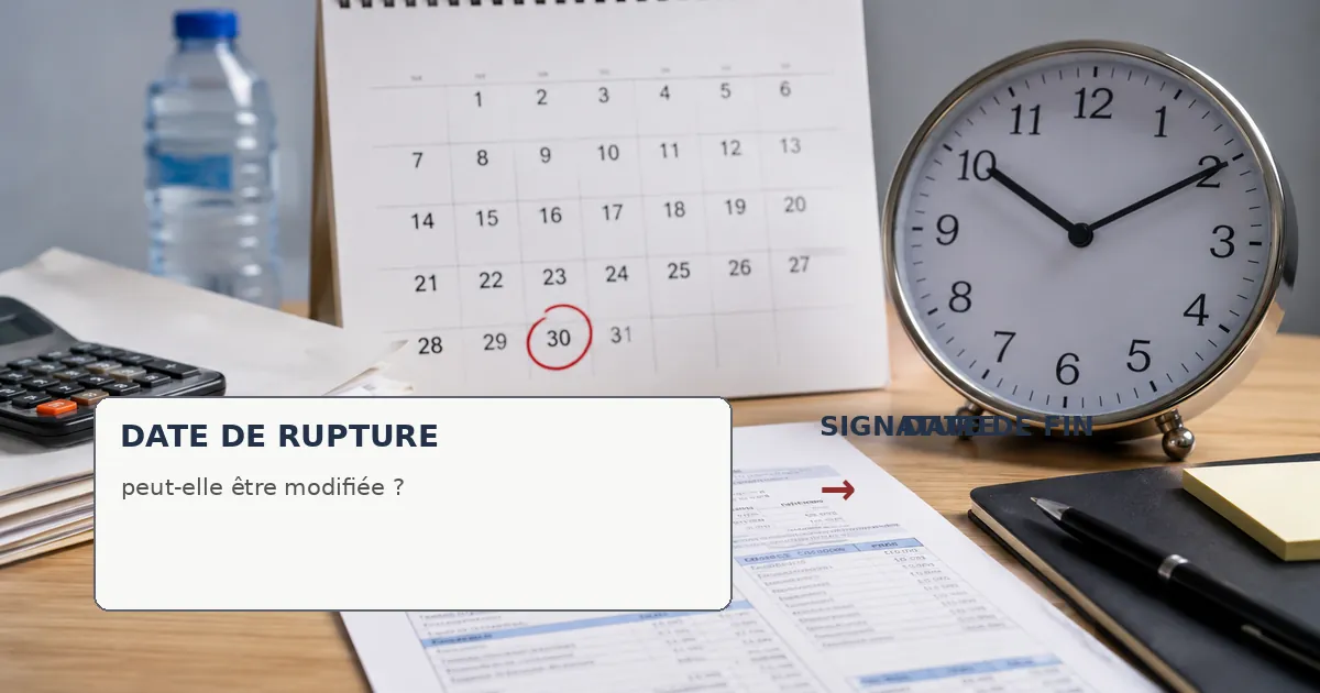 date de rupture conventionnelle