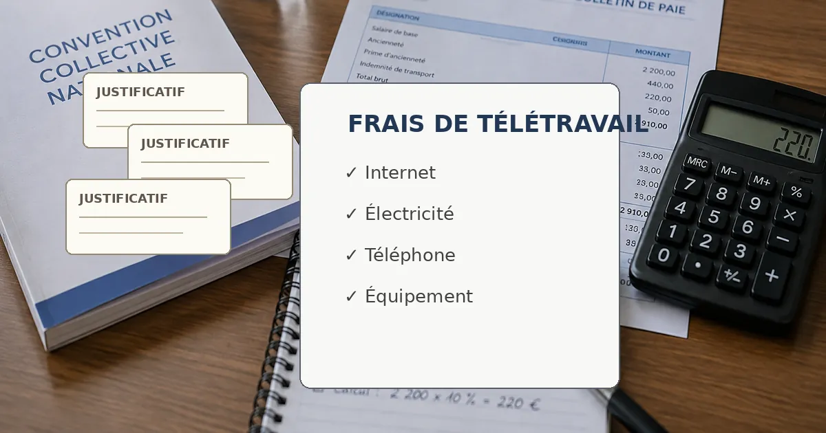 frais de télétravail