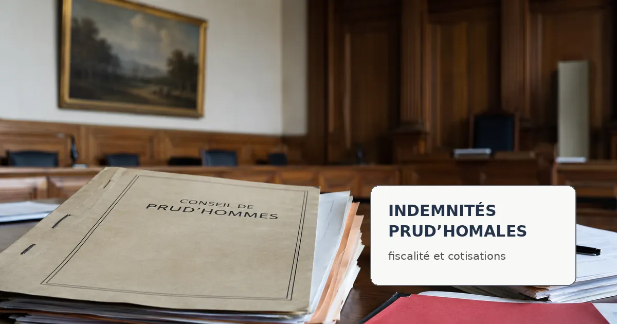 indemnités prud’homales imposables et cotisations