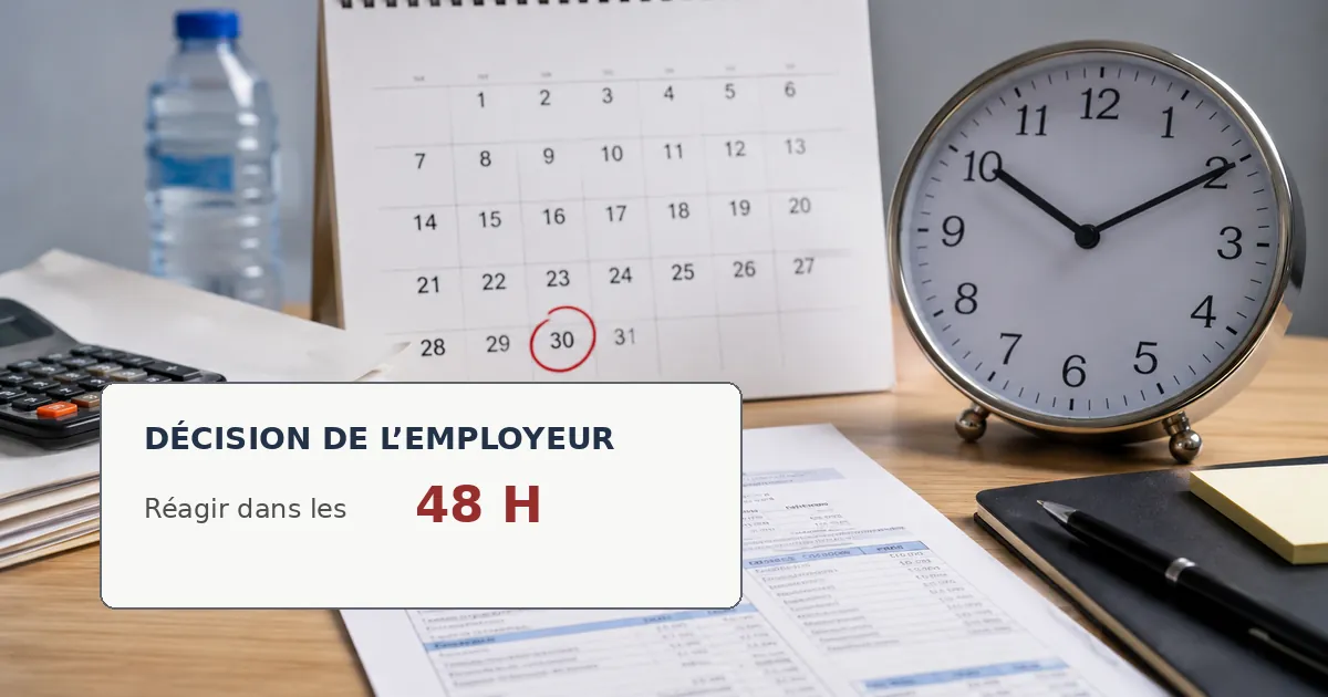 réagir dans les 48 heures