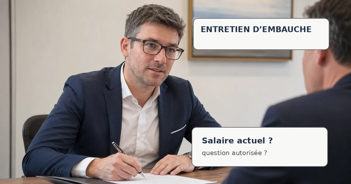 recruteur salaire actuel