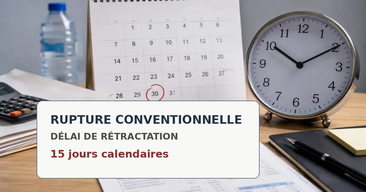 rétractation rupture conventionnelle