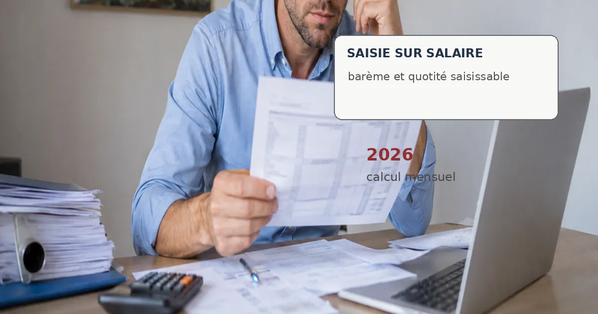 saisie sur salaire 2026