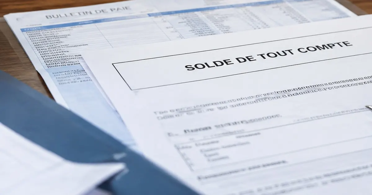 solde de tout compte